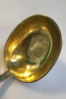 Stor Potageske af mestermærket sølv med indvendigt forgyldt laf - Danam Antik