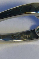 Georg Jensen 18 kt Hvidguld Ring Opal og Brillant - Danam Antik