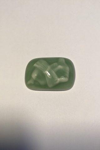 Royal Copenhagen (Jais Nielsen) Broche-center(ingen montering) Celadon glasur - Danam Antik