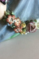 Royal Copenhagen Siddende Fanøpige Figur af Carl Martin-Hansen No 12413 - Danam Antik