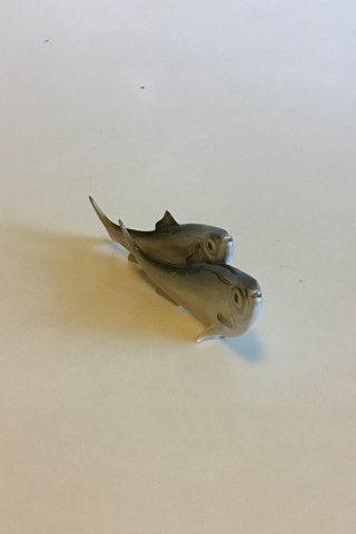 Royal Copenhagen Figur af to fisk(Sild) No 2851 - Danam Antik