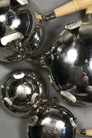 Georg Jensen Sterling Sølv Magnolia Kaffe- og The sæt No 2 - Danam Antik