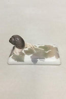 Royal Copenhagen Art Nouveau Brevpresse med Vinbjergsnegl - Danam Antik