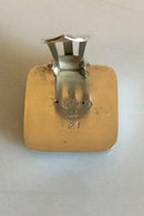 Georg Jensen Sterling Sølv Øreklips No 191 - Danam Antik