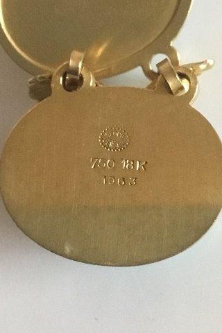 Georg Jensen 14 K Guldarmbånd med Turkiser No 1063 - Danam Antik