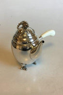 Georg Jensen Sterling Sølv Magnolia Kaffe og The sæt med Elfenbenshåndtag No 2 - Danam Antik