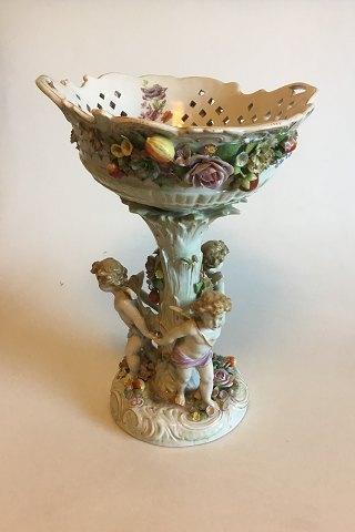 Stor tysk frugtopsats af porcelæn, Plaue/Schierholz & Sohn, 1916 - Danam Antik