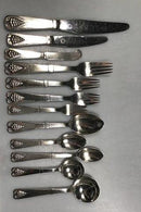 Georg Jensen Sterling Sølv Bestik sæt No 19 - Danam Antik