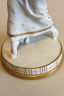 Bing & Grøndahl Figur Dame uden tøfler på plint af Hans Tegner & Jens Jacob Brengø No 8035 - Danam Antik