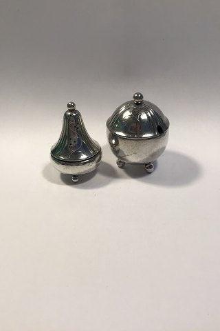Georg Jensen Sterling Sølv Salt&Peber sæt No 433 - Danam Antik