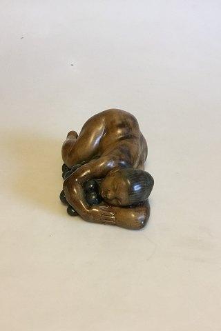 Bing & Grøndahl Figur af Kai Nielsen "Kvinde med druer" No 4020 - Danam Antik