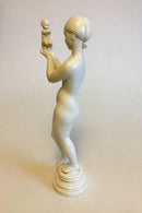 Bing og Grøndahl Kai Nielsen Venus med æblet i Blanc de chine No 108 - Danam Antik