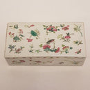 Kina. Penneæske i porcelæn med to rum og låg. - Danam Antik