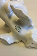 Bing & Grøndahl Figur Dreng på Ryggen af Delfin No 4058 - Danam Antik