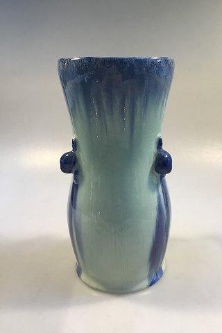 Royal Copenhagen Krystal Glasur vase af Valdemar Engelhardt med 3 Snegle No. B314 - Danam Antik