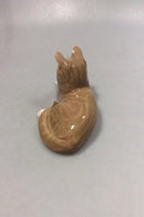 Royal Copenhagen figur af liggende Kat No 332 - Danam Antik