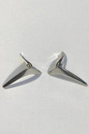 Anton Michelsen Sterling Sølv Boomerang Øreclips, Eigil Jensen - Danam Antik