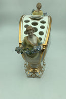 Royal Copenhagen Fuld Saksisk Blomst Bouquetière No. 4/1572 - Danam Antik