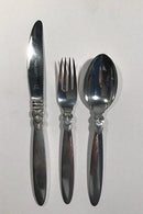 Georg Jensen Kaktus Sterling Sølv Spise og Frokost Bestik Sæt 96 dele - Danam Antik