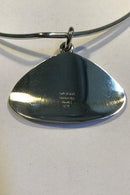 Bent Knudsen Sterling Sølv Halsring No 55 og Vedhæng No 32 - Danam Antik