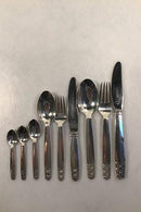 Georg Jensen Sterling Sølv Rune Bestiksæt til 12 Personer 107 dele - Danam Antik