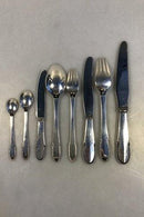 Georg Jensen Sterling Sølv Kugle Bestiksæt til 12 personer(96 dele) - Danam Antik