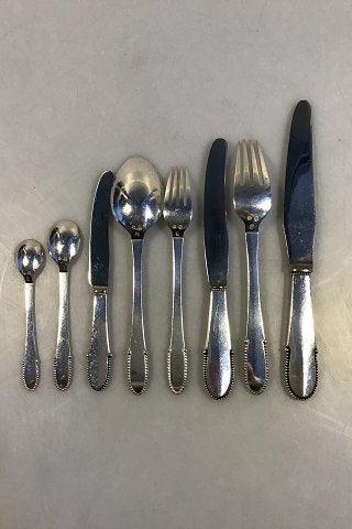 Georg Jensen Sterling Sølv Kugle Bestiksæt til 12 personer(96 dele) - Danam Antik
