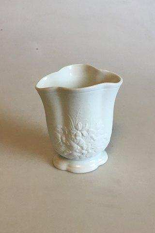 Bing & Grøndahl Blanc de Chine Vase PMN - Danam Antik