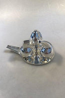 Georg Jensen Sterling Sølv Moderne Platmenage SGJ No 965 - Danam Antik