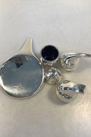 Georg Jensen Sterling Sølv Moderne Platmenage SGJ No 965 - Danam Antik