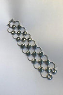 Georg Jensen Sterling Sølv Armlænke No 464 Regitze Overgaard - Danam Antik