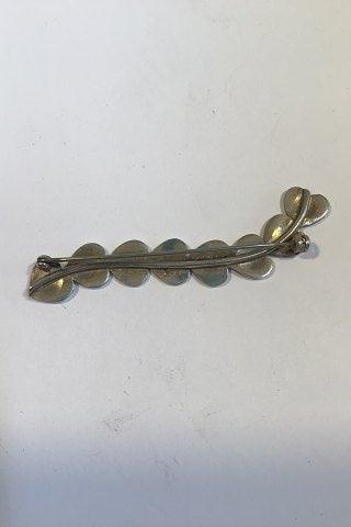 Hans Hansen Sterling Sølv Hjertebroche No 101 - Danam Antik