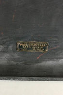 P. Ibsen Sort Terrakotta Figur på stand af Tyr. Signeret Lauritz Jensen 1904 No 815, Stand No 412 - Danam Antik