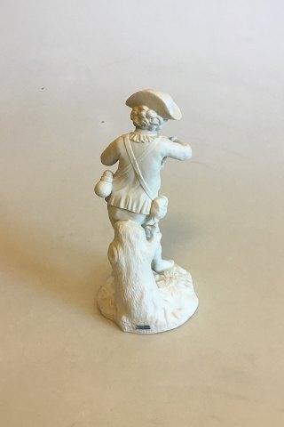 Royal Copenhagen Bisquitfigur af dreng med drueklaser - Danam Antik
