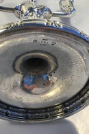 Georg Jensen Sterling Sølv Par tre-armede kandelabre No 161 (1925-1932). - Danam Antik