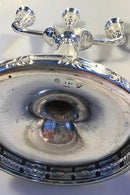 Georg Jensen Sterling Sølv Par tre-armede kandelabre No 161 (1925-1932). - Danam Antik