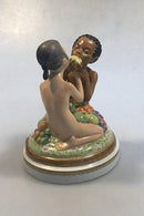 Royal Copenhagen Figur Adam & Eva Overglasur No 1997. - Danam Antik