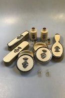 Georg Jensen Toiletgarniture i Ben med sølvbesætning 1909-1914 og 1915-32 - Danam Antik