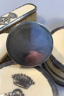 Georg Jensen Toiletgarniture i Ben med sølvbesætning 1909-1914 og 1915-32 - Danam Antik