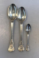 Anton Michelsen Rosenborg Sterling Sølv Bestik Sæt på 96 dele - Danam Antik