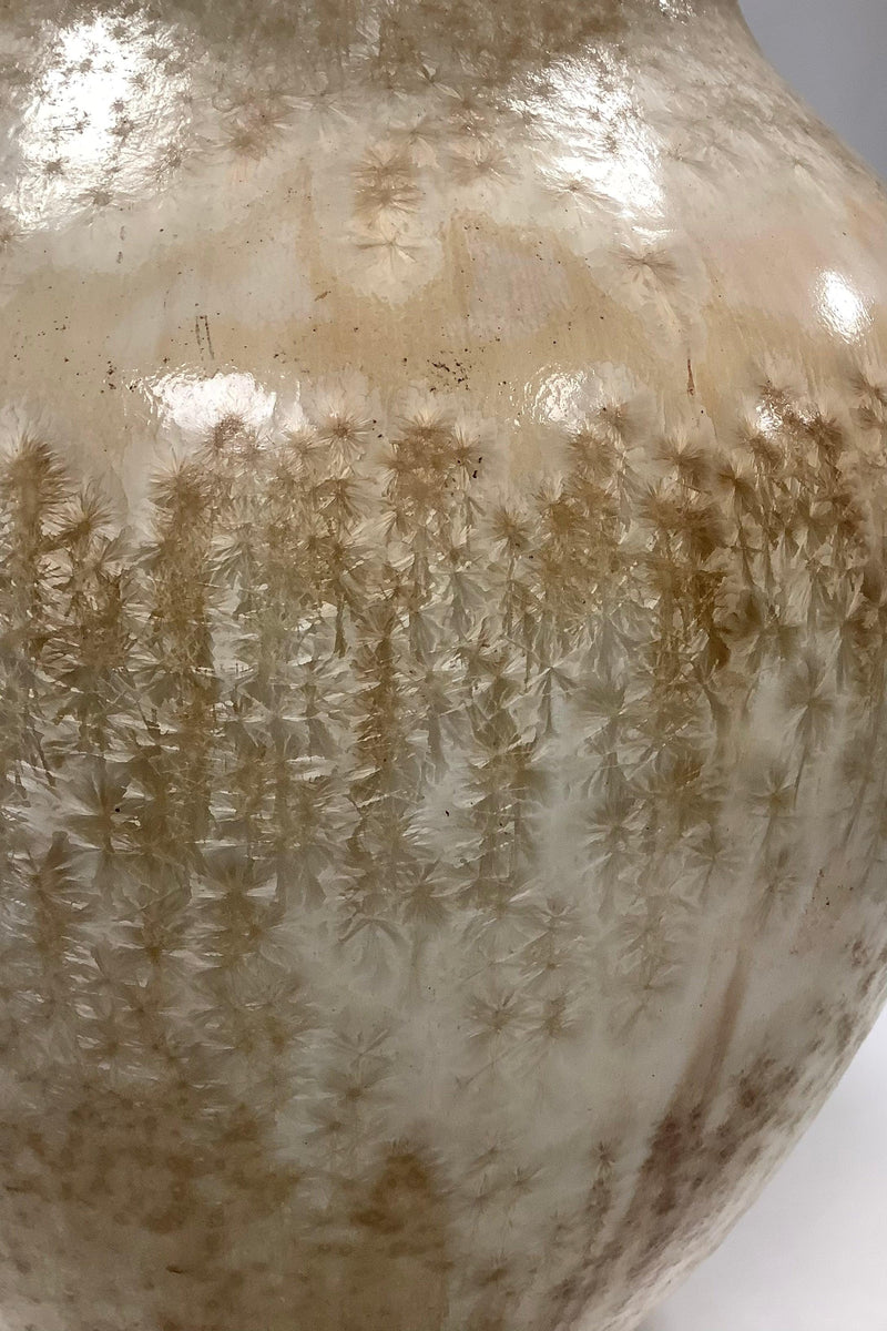 Stor Royal Copenhagen Krystal Glasur Vase af Valdemar Engelhardt No. K831 - Danam Antik