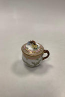 Sæt på 12 Antikke Royal Copenhagen Flora Danica Cremekopper No 20/3514 - Danam Antik