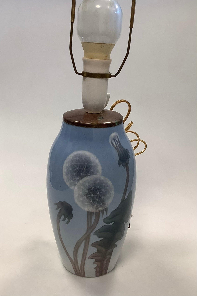 Bing og Grøndahl Art Nouveau Vase / Lampe med Mælkebøtter No. 7916 / 243 - Danam Antik