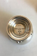 Georg Jensen Sterling sølv Salt og peber sæt samt sennepskrukke med forgyldt ske No 235 - Danam Antik