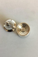 Georg Jensen Sterling sølv Salt og peber sæt samt sennepskrukke med forgyldt ske No 235 - Danam Antik