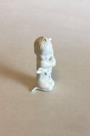 Bing & Grøndahl Blanc de Chine Figur af Havbarn med tang No 2267 - Danam Antik