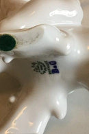 Bing & Grøndahl Blanc de Chine Figur Pige på Ryggen af Delfin No 4061 - Danam Antik