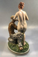 Royal Copenhagen Gerhard Henning "Håndkysset" Overglasur No 2109 - Danam Antik