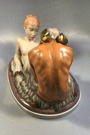 Royal Copenhagen Gerhard Henning "Sorgen" Overglasur No 1646 - Danam Antik