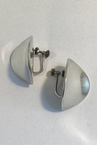 Georg Jensen Sterling Sølv Øreringe No 131 - Danam Antik